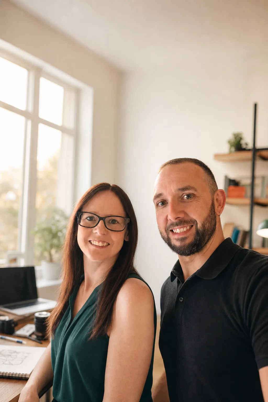 Jack and Carly, the team behind BARE