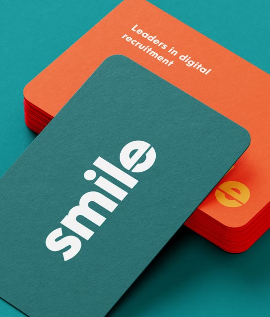 Smile Digital Talent brand identity detail