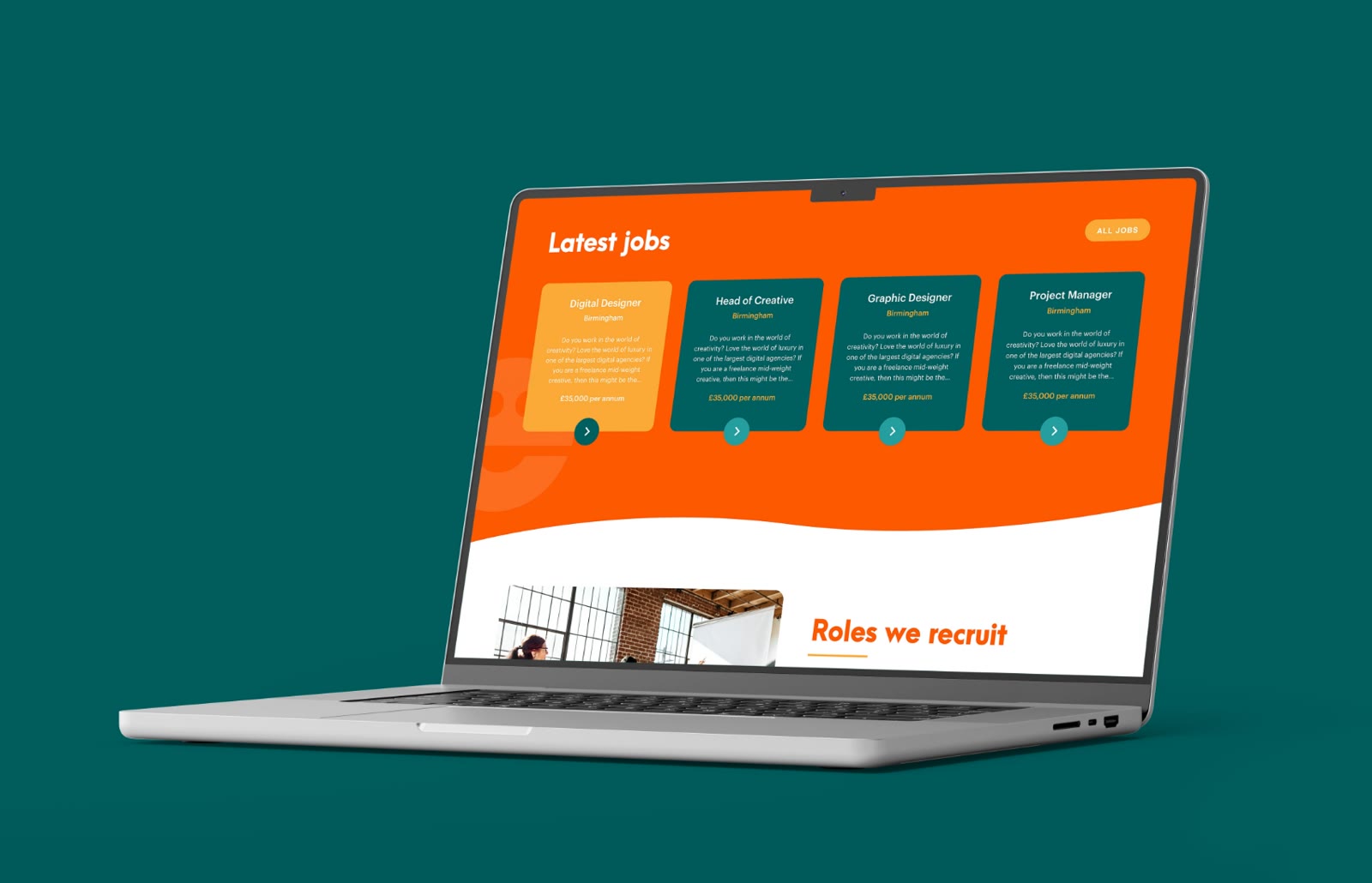 Smile Digital Talent website inner pages