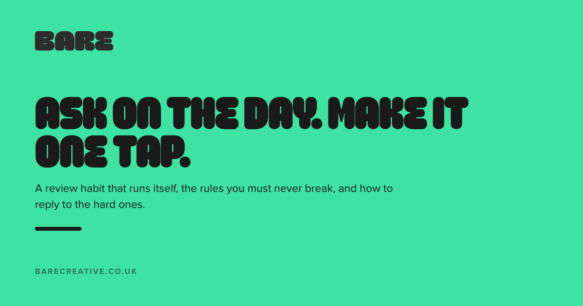 How to get more Google reviews
