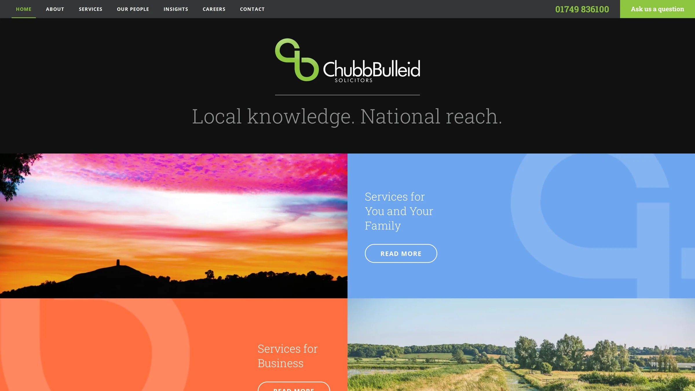Chubb Bulleid website before