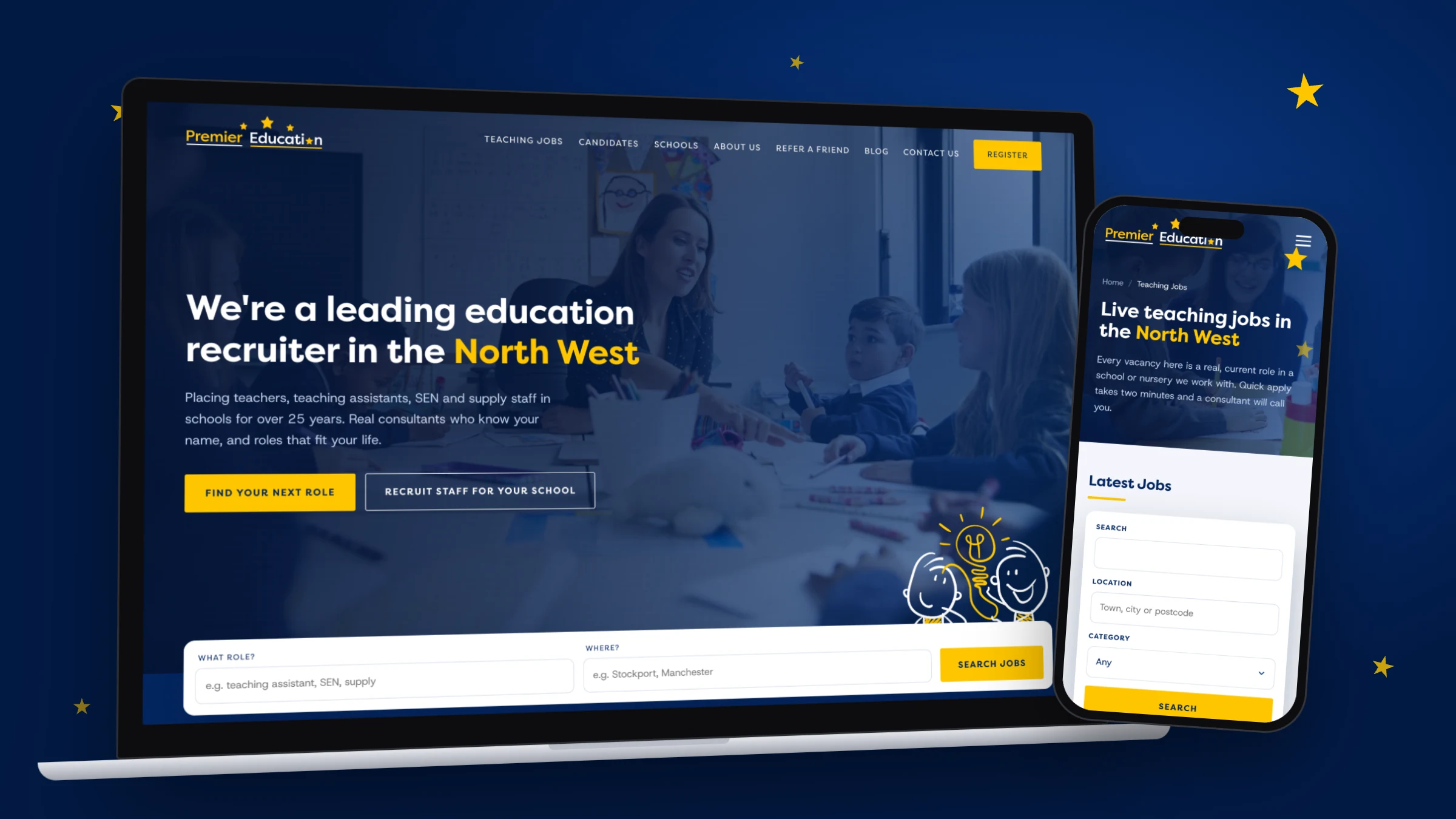 The Premier Education website